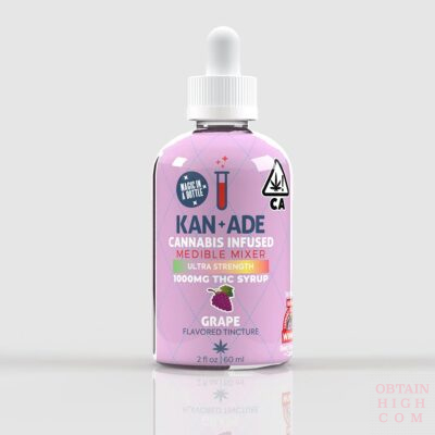 Grape Medible Mixer 1000mg THC by Kan+Ade obtain high